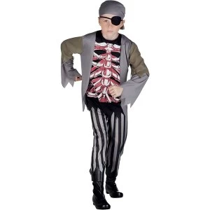 image of Childrens Pirate Fancy Dress Costume