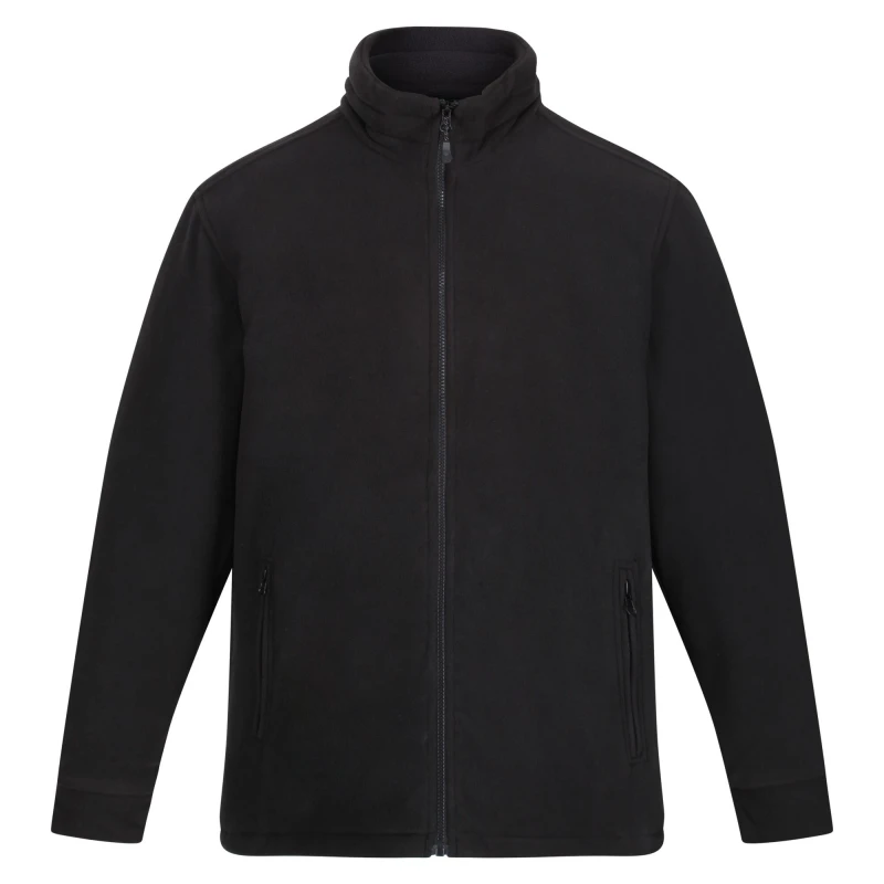 Image of Regatta Professional Mens Great Outdoors Asgard II Quilted Insulated Fleece Jacket in Black Size: Small Black Male S