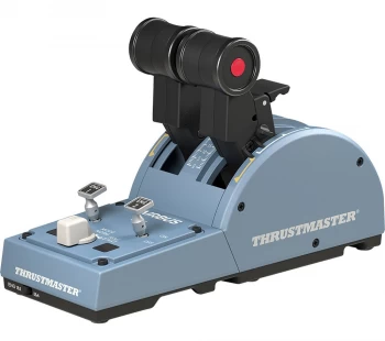 Image of THRUSTMASTER TCA Airbus Edition Throttle Quadrant Flight Controller - Black & Blue, Black