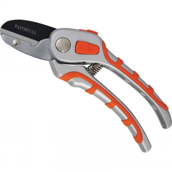 Image of Faithfull Samurai Non Slip Anvil Secateurs