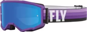 image of Fly Racing Zone Motocross Goggles, black-purple, black-purple