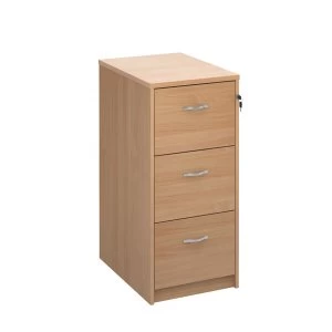 Image of Dams Three-Drawer Executive Filing Cabinet 1045mm - Beech