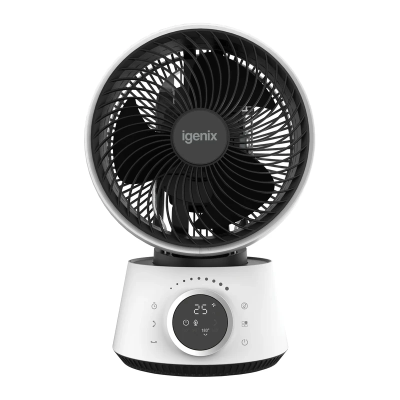 Image of Igenix 9" IGFD4009W Digital Turbo Air Desk Fan