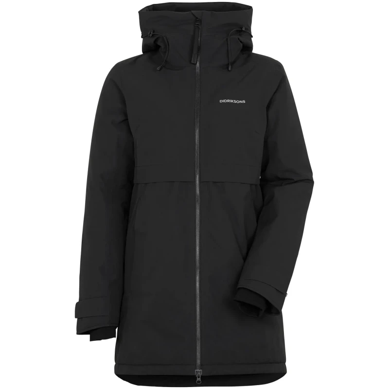Image of Womens parka Didriksons Helle Noir Female 36