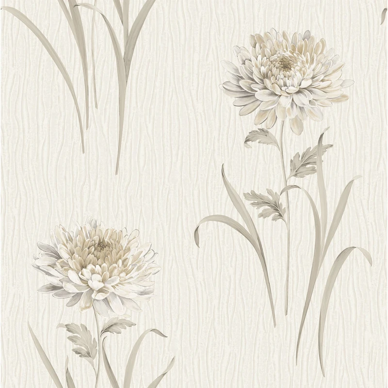 Image of Belgravia Tiffany Bella Floral Wallpaper, Champagne