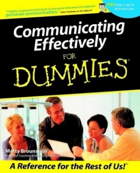 Image of Communicating Effectively for Dummies by Marty Brounstein Book