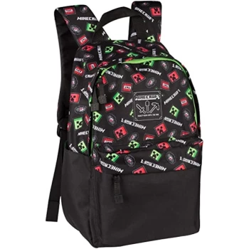 Image of Minecraft 17 Creepy Things Backpack - Black
