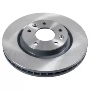 Image of Blue Print Pair of Internally Vented Painted Brake Disc Rotor ADN143176 FRONT