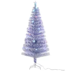 image of Bon Noel 6ft Snowy Pre-Lit Artificial Christmas Tree with 26 LED Lights