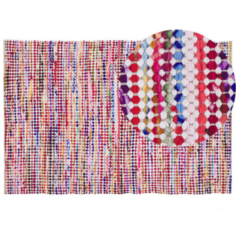Image of Beliani Rug Belen Multicolour 160 X 230 Cm