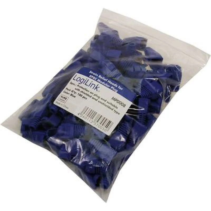 Image of Logilink LogiLink MP0008 Stecker-Schutz Blue RJ45 Blue MP0008