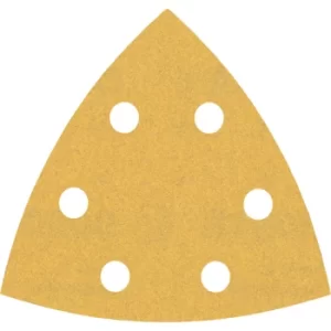 Image of Bosch Expert C470 Punched Quick Fit Delta Sanding Sheets for Paint and Wood 93mm x 93mm 180g Pack of 5