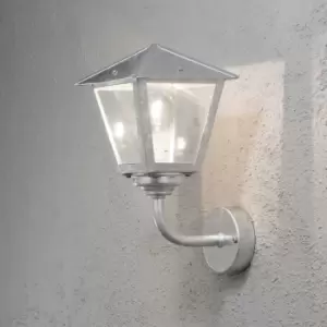 Image of Benu Outdoor Classic Lantern Wall Lamp Up Galvanized Steel, IP23