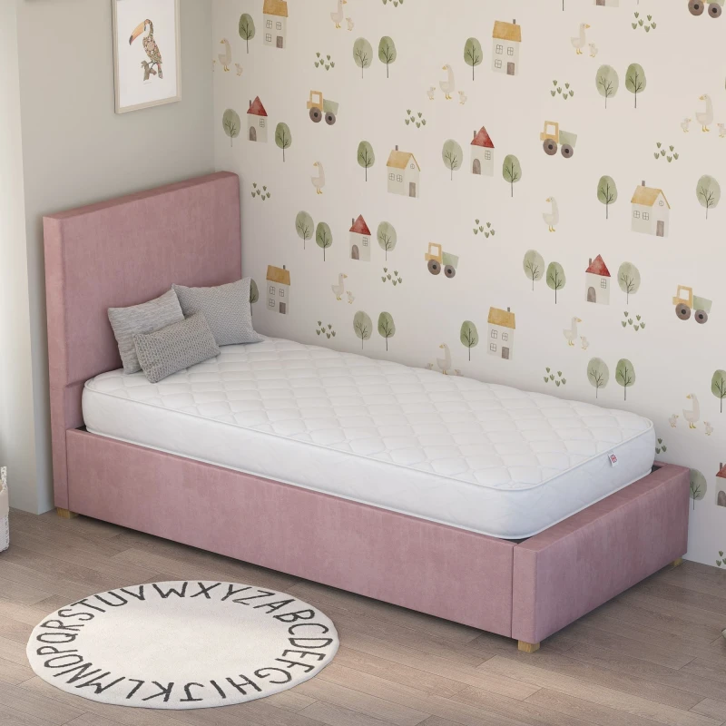 Image of Aspire Kids Memory Foam Healthy Start Mattress With Oeko-Tex Fabric, Size Small Single