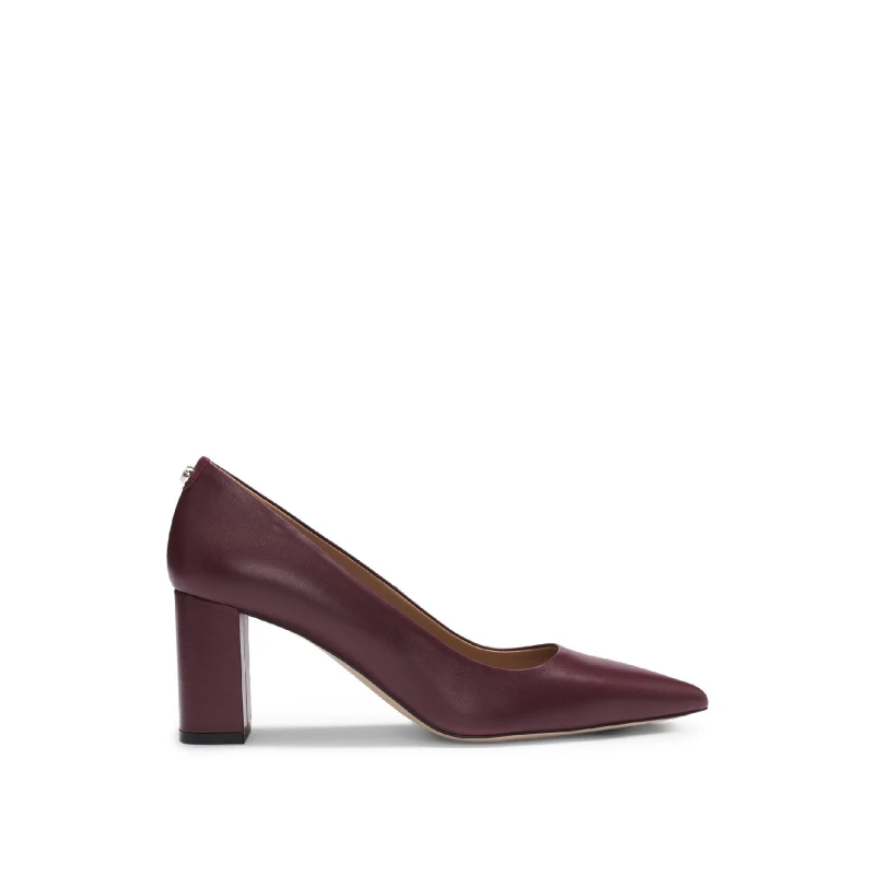 Image of Boss Womens Derby Shoes Dark Red female 5 (38)