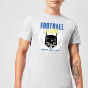 image of DC Comics Batman Football Is Life T-Shirt - Grey - 3XL