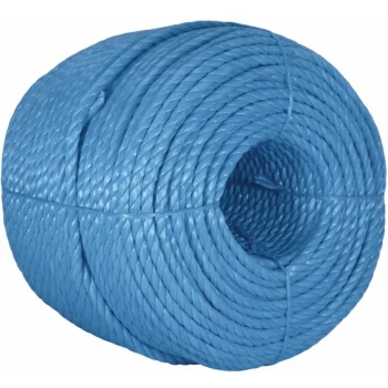 Image of 10MM X 220M Coil Polypropylene Rope Blue - Kendon Rope And Twine