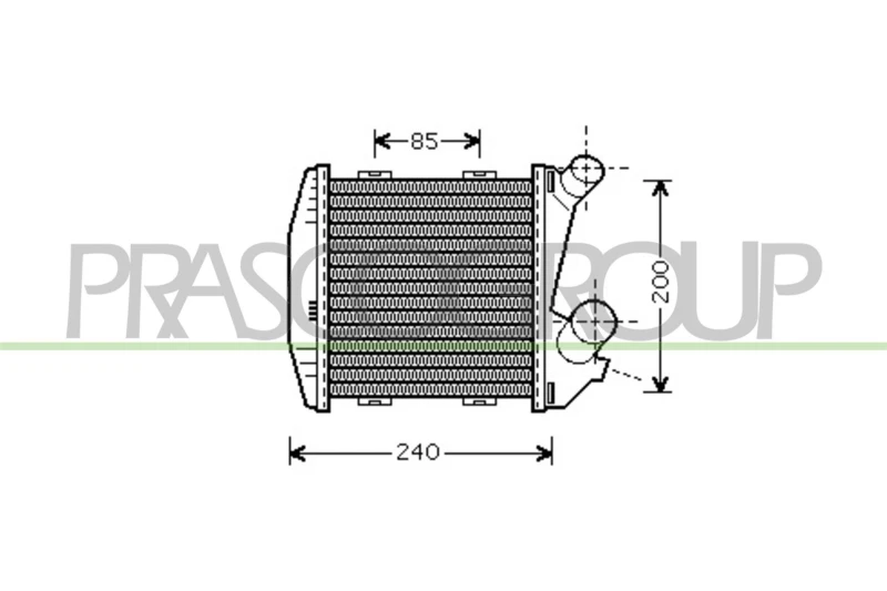 Image of PRASCO Intercooler PRASCO ME302N002