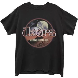 image of The Doors - Waiting For The Sun Unisex Medium T-Shirt - Black