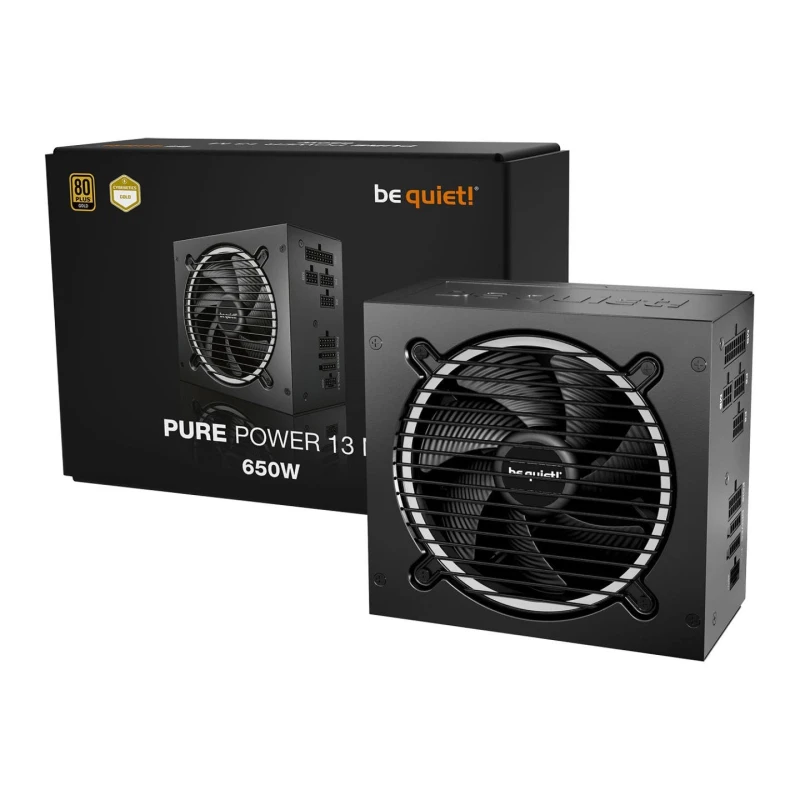 Image of be quiet! Pure Power 13 M 650W 80 Plus Gold Fully Modular Semi Passive ATX 3.1 PSU Power Supply - BP025EU