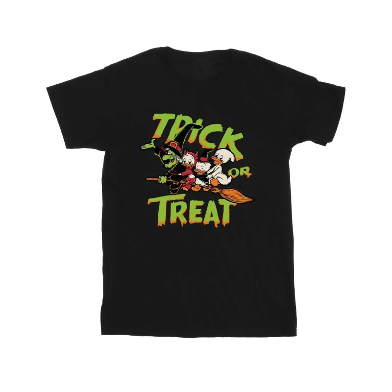 Image of Disney Men Trick Or Treat Cotton T-Shirt in Black Size: Small Black S Male 5063376670500