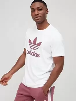 Image of adidas Originals Trefoil T-Shirt - White Size XS Men