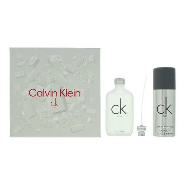 Calvin Klein CK One 2 Piece Gift Set: Eau de Toilette 100ml - Deodorant Spray 150ml