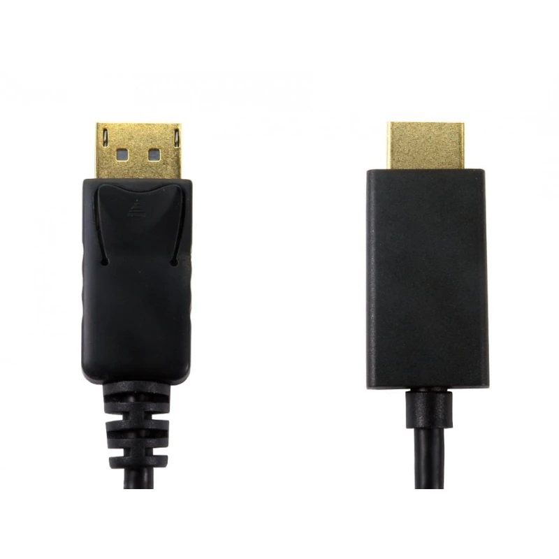Image of Cables Direct HDPORT-0054K-2M video cable adapter DisplayPort HDMI Bla