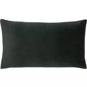 image of Sunningdale Velvet Rectangular Cushion Charcoal