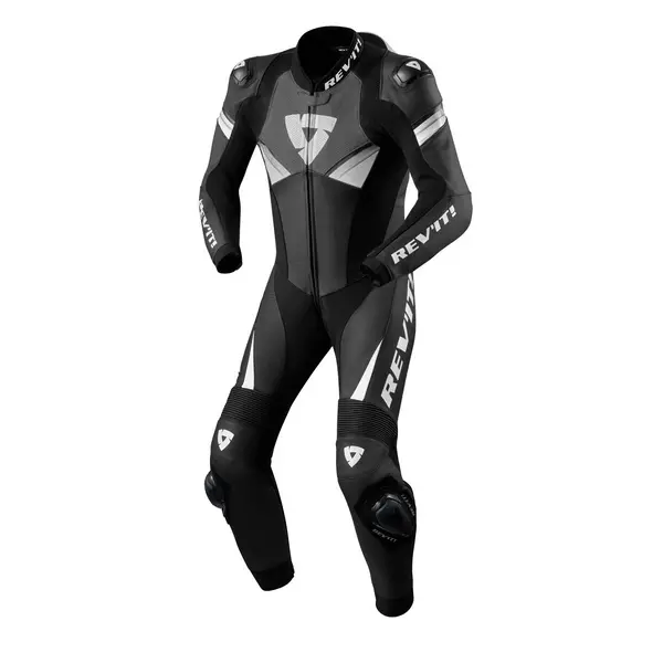 Image of REV'IT! Argon 2 One Piece Suit Black White Size 52