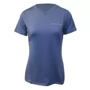 Image of Hy Womens/Ladies Synergy T-Shirt (XS) (Riviera Blue)