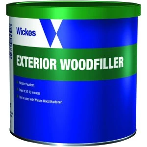 image of Wickes Super Tough Wood Filler - Natural 550g