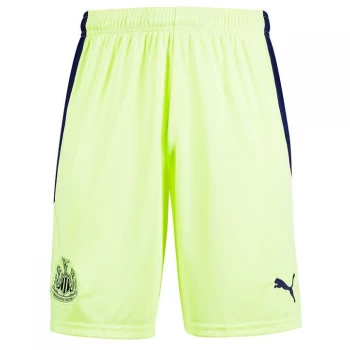 image of Puma Newcastle United Away Shorts 2020 2021 - Fizzy Yellow