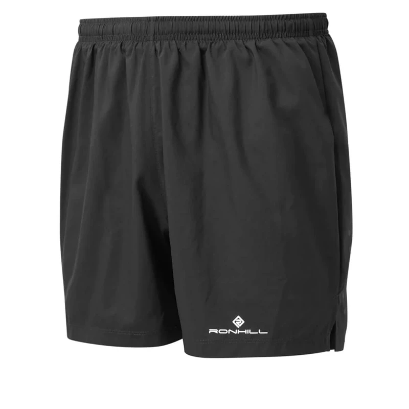Image of Ronhill Ronhill Core 5" Short Mens Black/bright White - Black / XXL