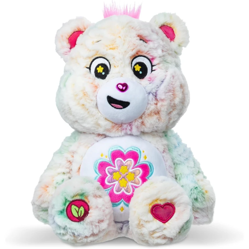 Image of Care Bears Blossom Heart Bear Medium Plush Teddy Collectible Gift