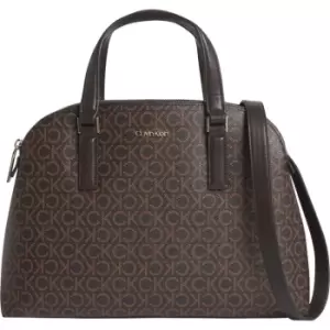 image of Calvin Klein Ck Must Dome Tote Mono - Brown