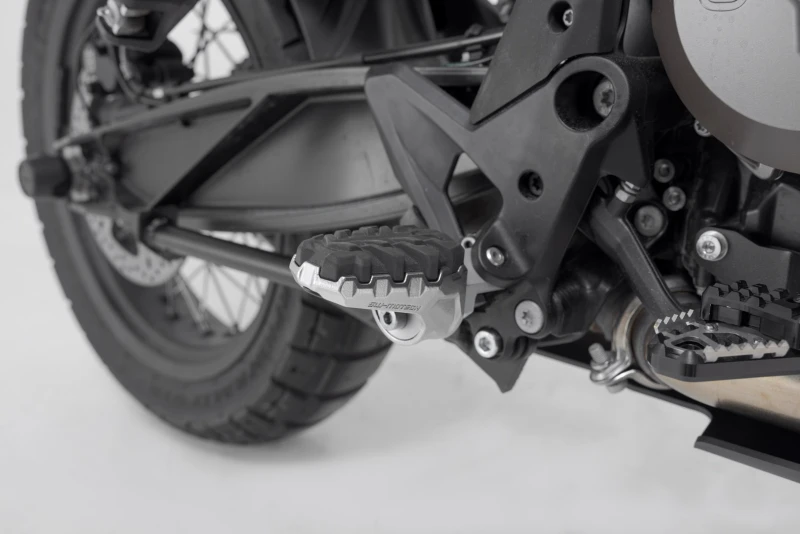 Image of SW-Motech EVO footrest kit - KTM models, Husqvarna Norden 901 (21-)., black-silver