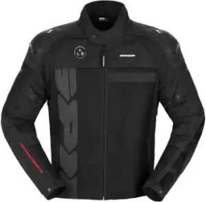 Image of Spidi Progressive Net WindOut Motorcycle Textile Jacket, black-grey Size M black-grey, Size M