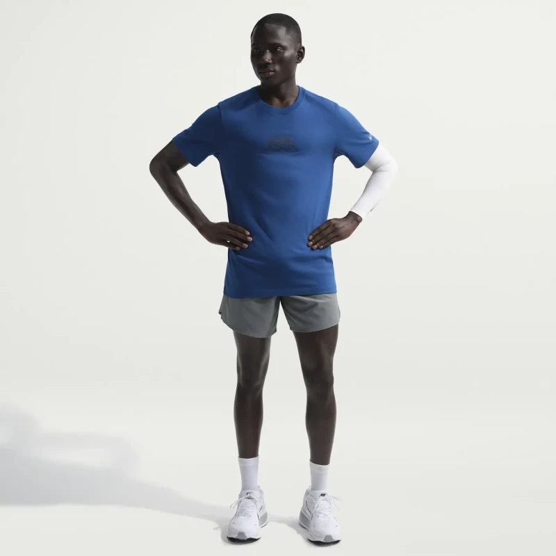 Image of Shorts with integrated undershorts Nike Stride Dri-Fit Gris Male S