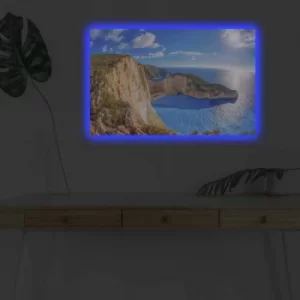 Image of 4570DHDACT-164 Multicolor Decorative LED Lighted Canvas Painting