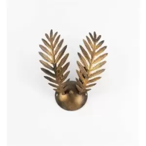 Image of Onli Felce Feather Wall Lamp, Bronze