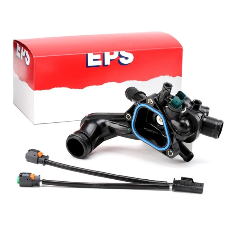 Image of EPS 1.880.927K Engine thermostat Made in Italy - OE Equivalent Opening Temperature: 105°C, with gasket/seal, with cable Thermostat,coolant (316)