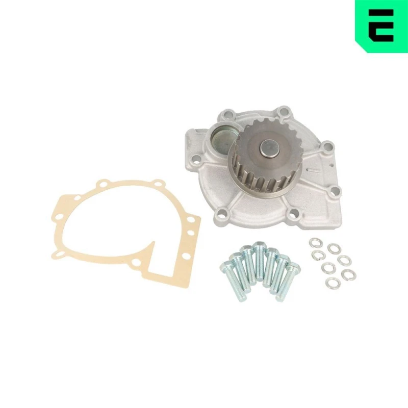 Image of OPTIMAL AQ-1569 Water pump Number of Teeth: 19, with belt pulley, with gasket/seal Water Pump (1260)