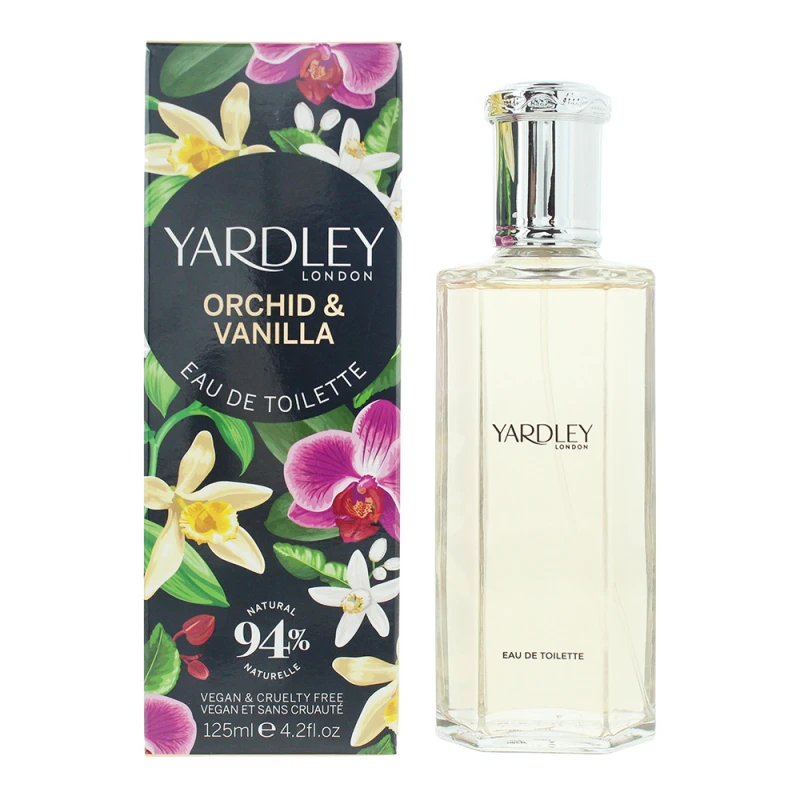 Image of Yardley Orchid Vanilla Eau de Toilette 125ml