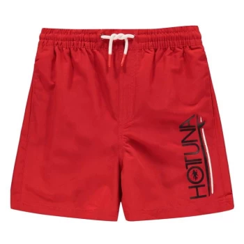 Image of Hot Tuna Swim Shorts Junior Boys - Red