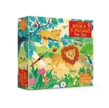 Image of Usborne Book and 3 Jigsaws: The Zoo