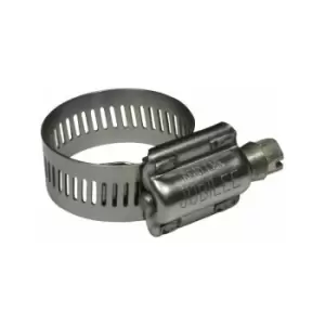 Image of Jubilee Genuine Clip Stainless Steel High Torque Hose Clamp Marine Grade SS 370-400mm 5pcs - Silver