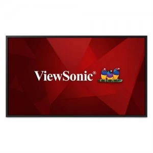 image of Viewsonic CDE5520 signage display 139.7cm (55") IPS 4K Ultra HD Digital signage flat panel Black Built-in processor