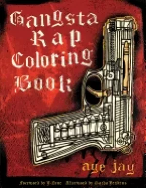 Image of gangsta rap coloring book