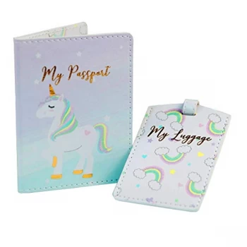 Image of Unicorn Magic - Passport Holder & Luggage Tag